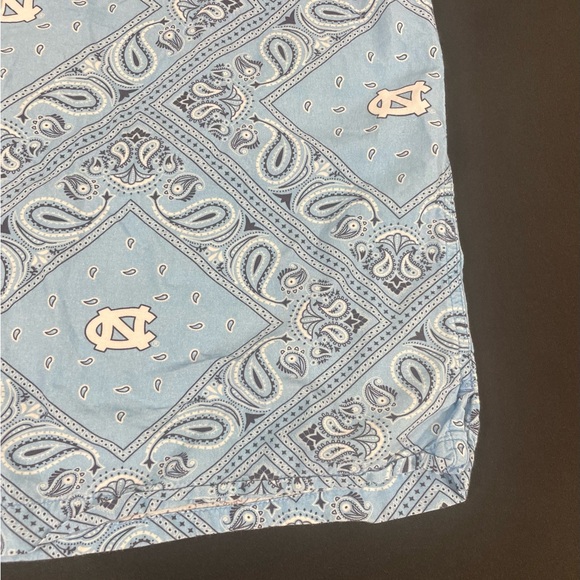 Wes And Willy North Caroline Tar Herls Mens Blue Short Sleeve Button Up Shirt M - Picture 9 of 12